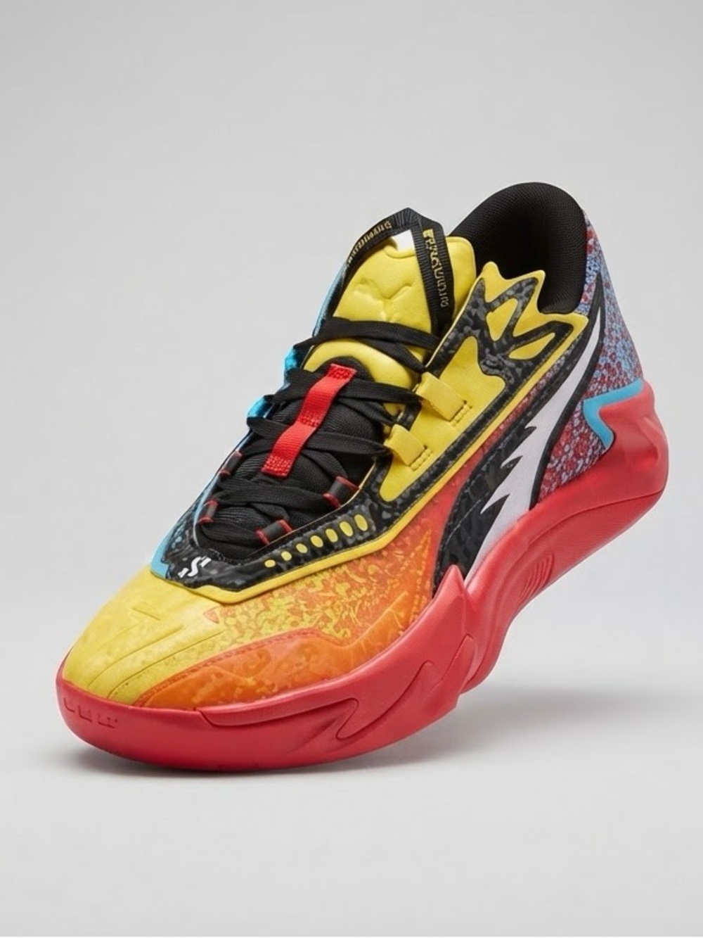 Puma Scoot Zeros II Caution Men's Basketball Shoes Sneakers Size US 9 Sporty